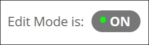 edit mode on