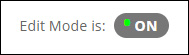 Edit mode ON