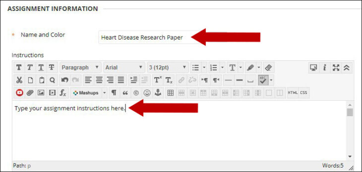 Safeassignment Point Setting Up a SafeAssign Assignment | UAMS Educational Development
