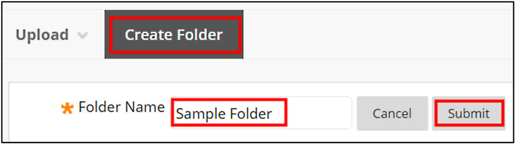 Create Folder