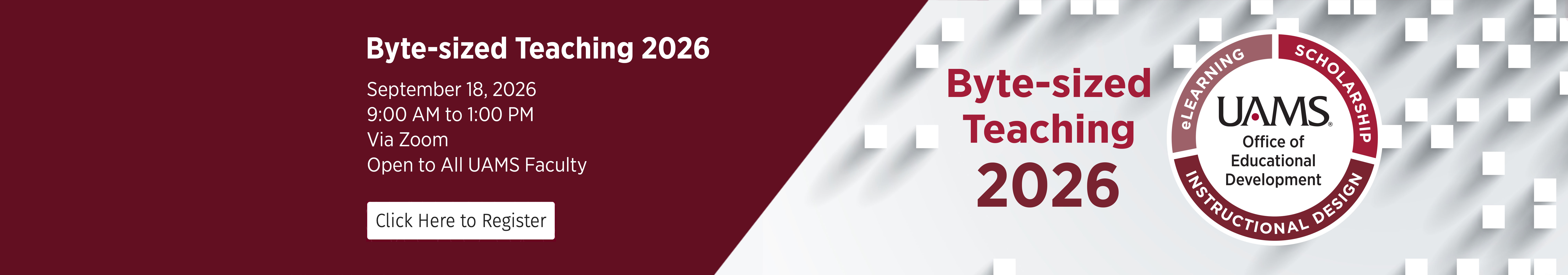 Banner for Byte-sized Teaching Conference